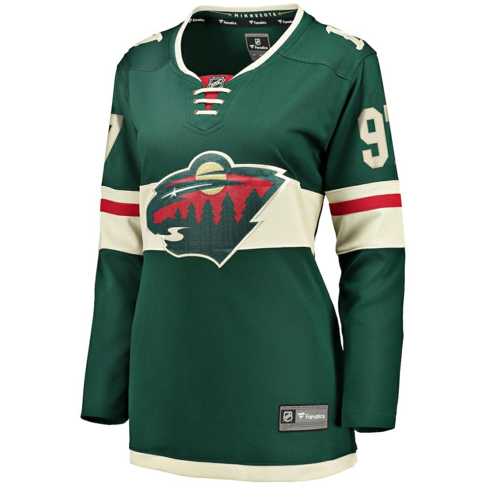 Kirill Kaprizov Minnesota Wild Fanatics Women's Home Breakaway Replica Jersey - Green - NHL