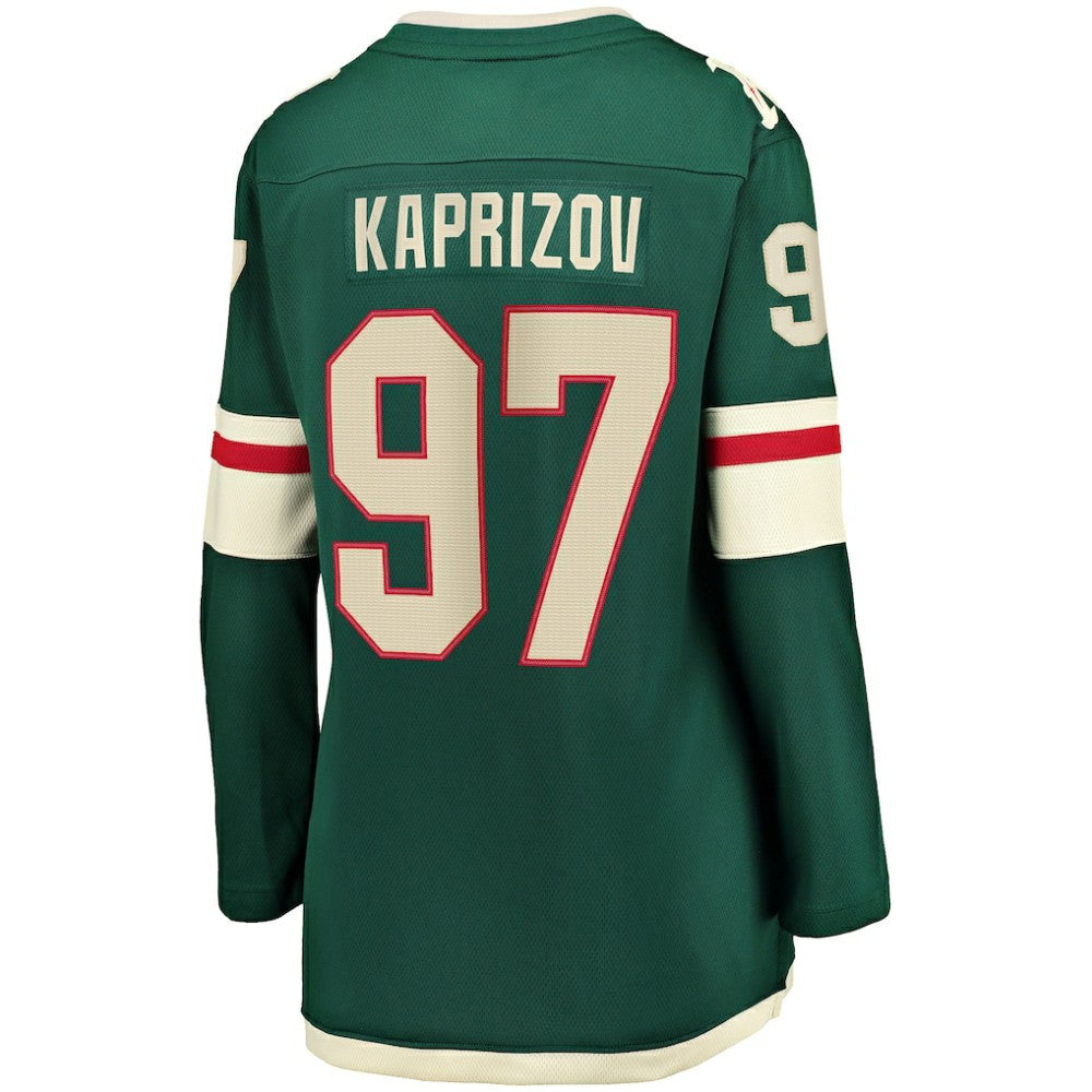 Kirill Kaprizov Minnesota Wild Fanatics Women's Home Breakaway Replica Jersey - Green - NHL