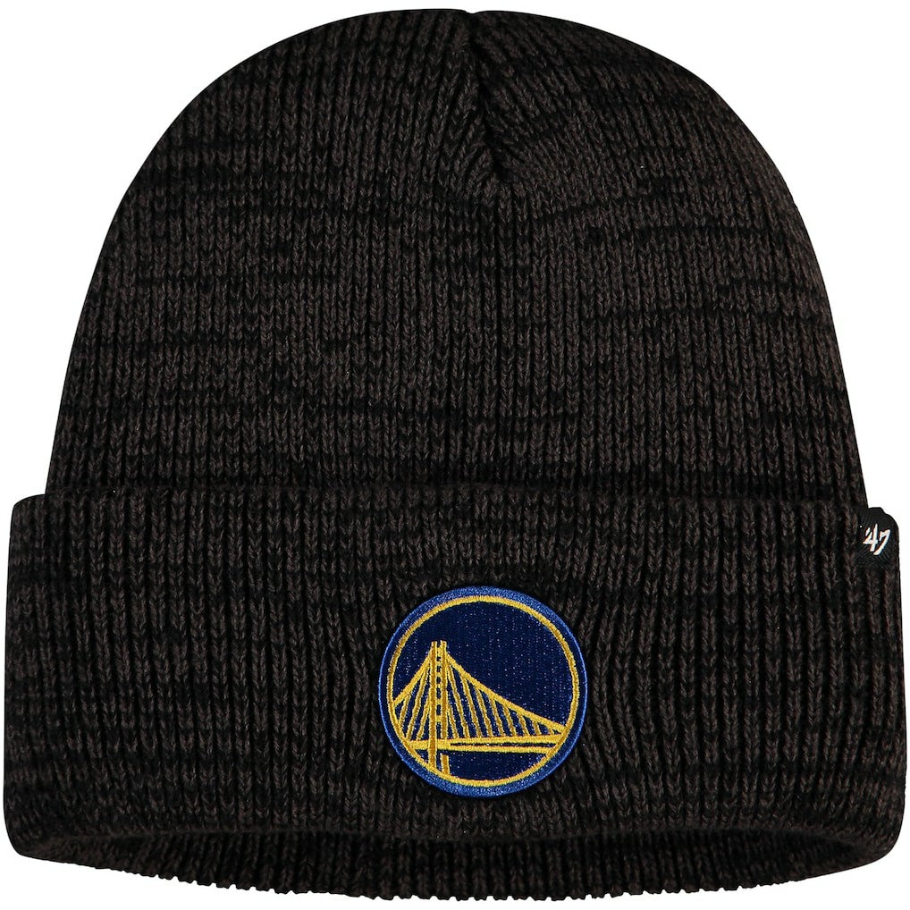 Golden State Warriors '47 Brain Freeze Cuffed Knit Hat Black - NBA