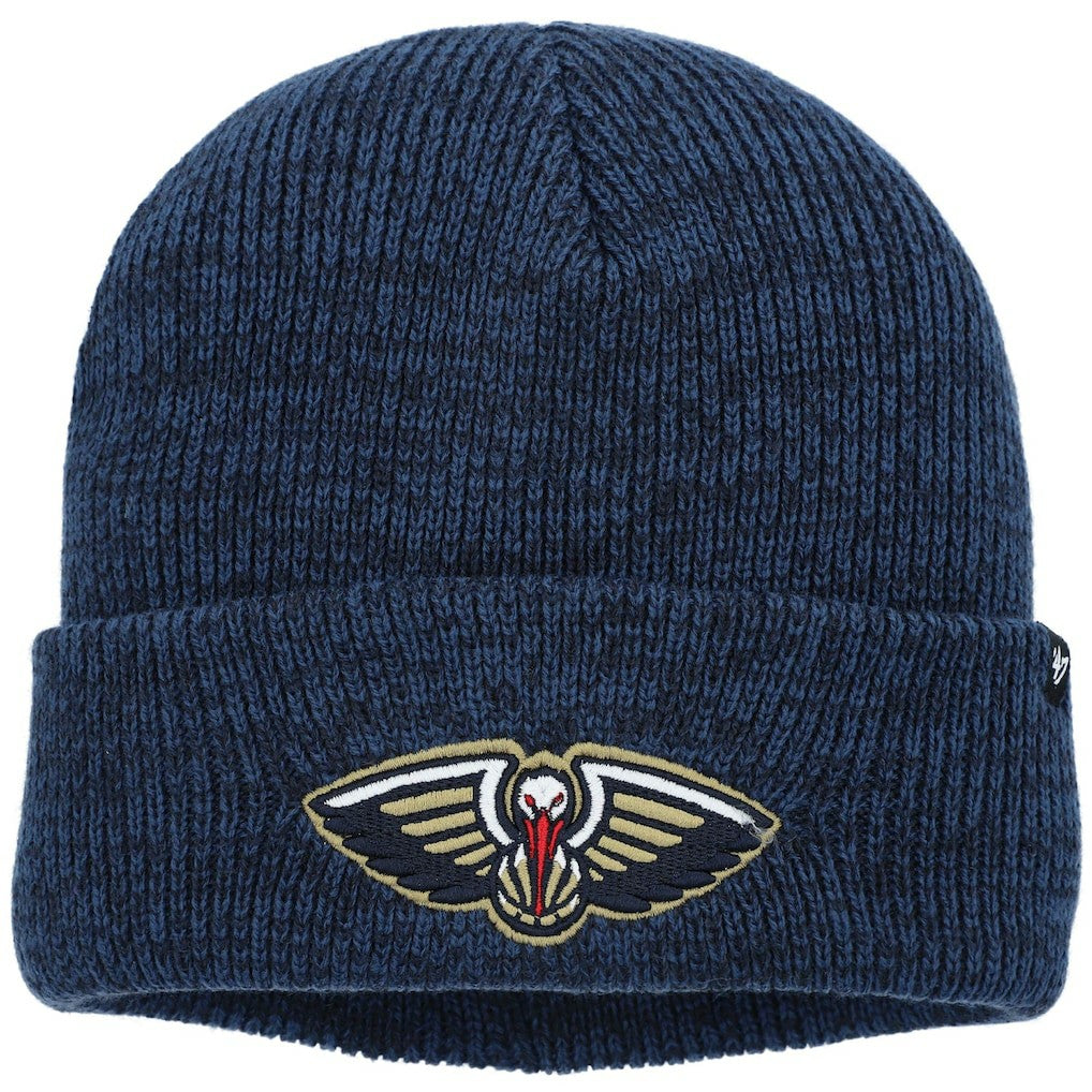 New Orleans Pelicans '47 Brain Freeze Cuffed Knit Hat Navy - NBA