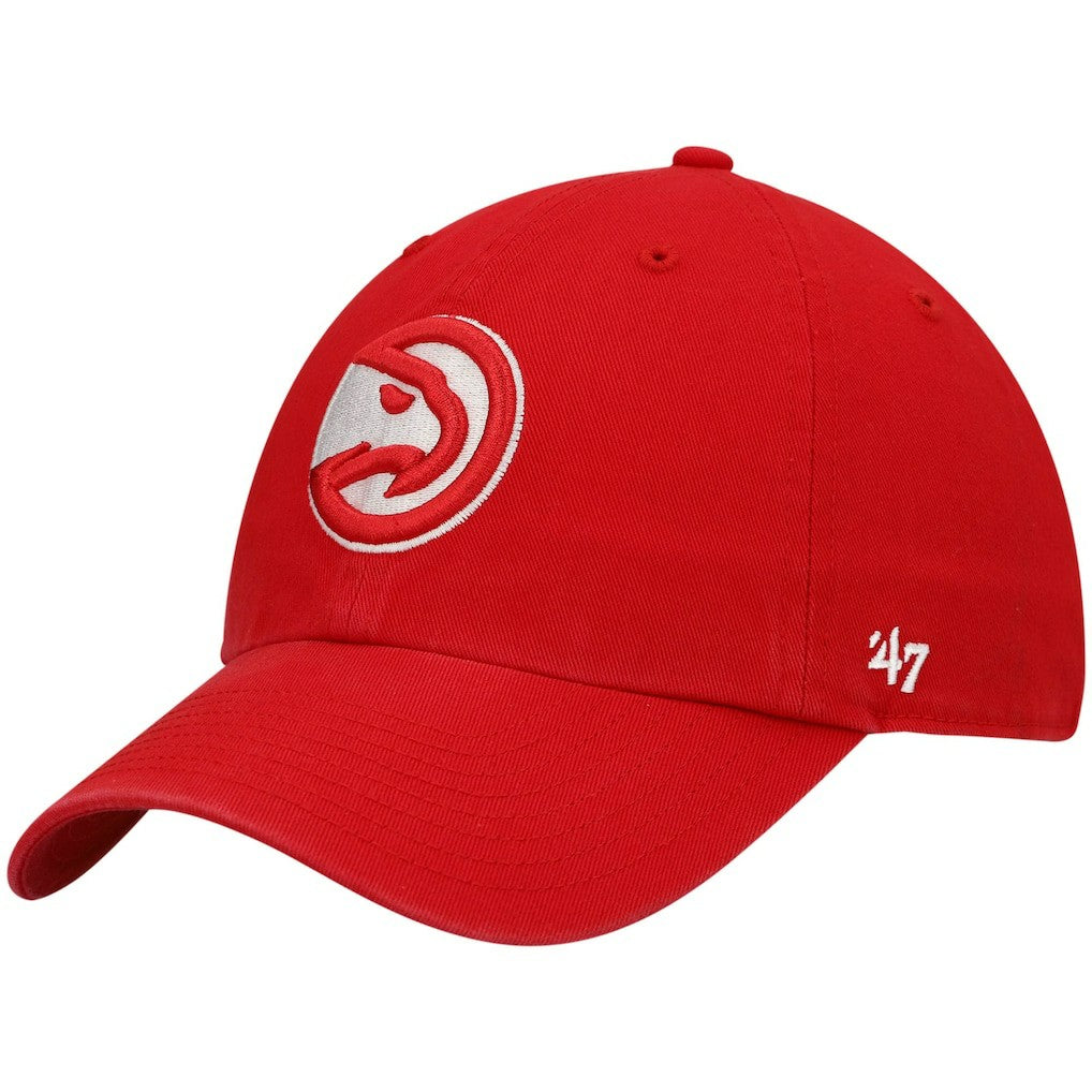 Atlanta Hawks '47 Core Logo Clean Up Adjustable Hat Red - NBA