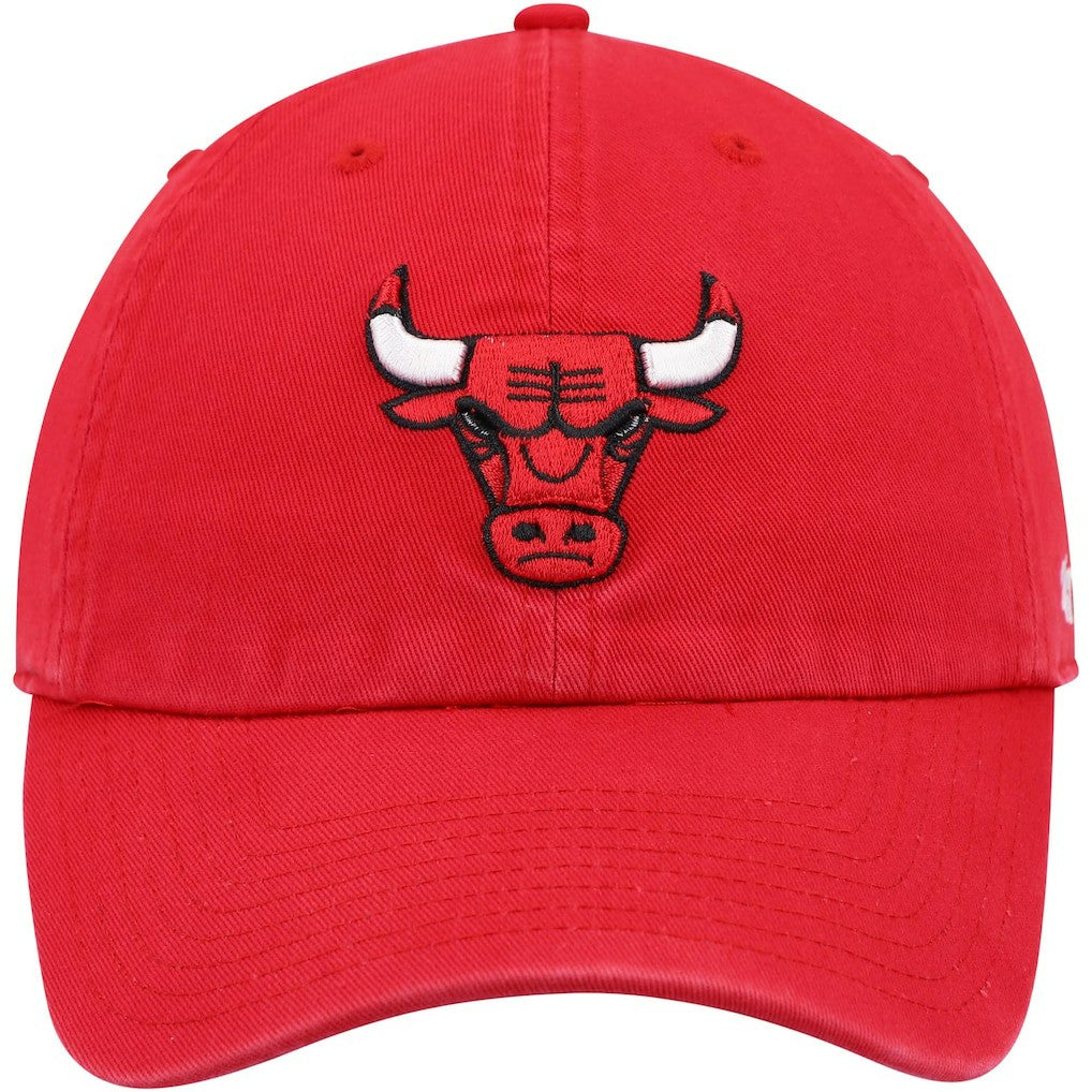 Chicago Bulls '47 Core Logo Clean Up Adjustable Hat Red - NBA