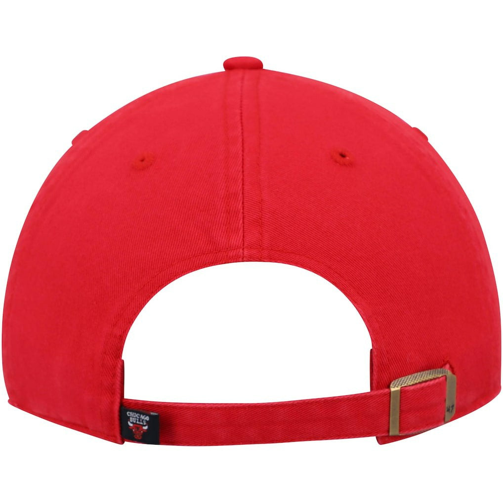 Chicago Bulls '47 Core Logo Clean Up Adjustable Hat Red - NBA