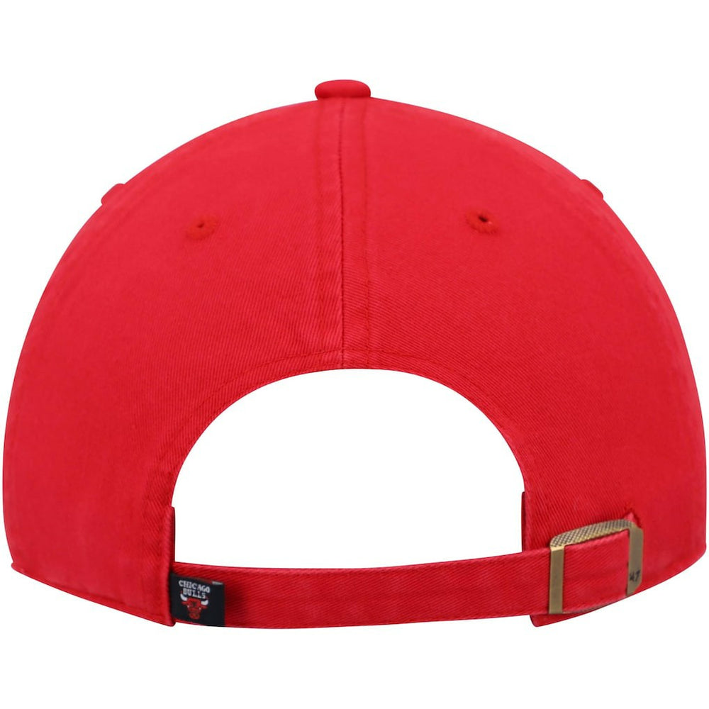 Chicago Bulls '47 Core Logo Clean Up Adjustable Hat Red - NBA