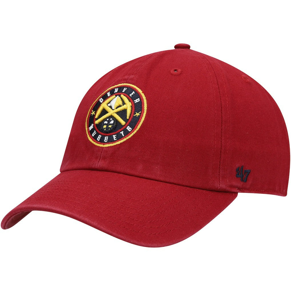 Denver Nuggets '47 Core Logo Clean Up Adjustable Hat Red - NBA
