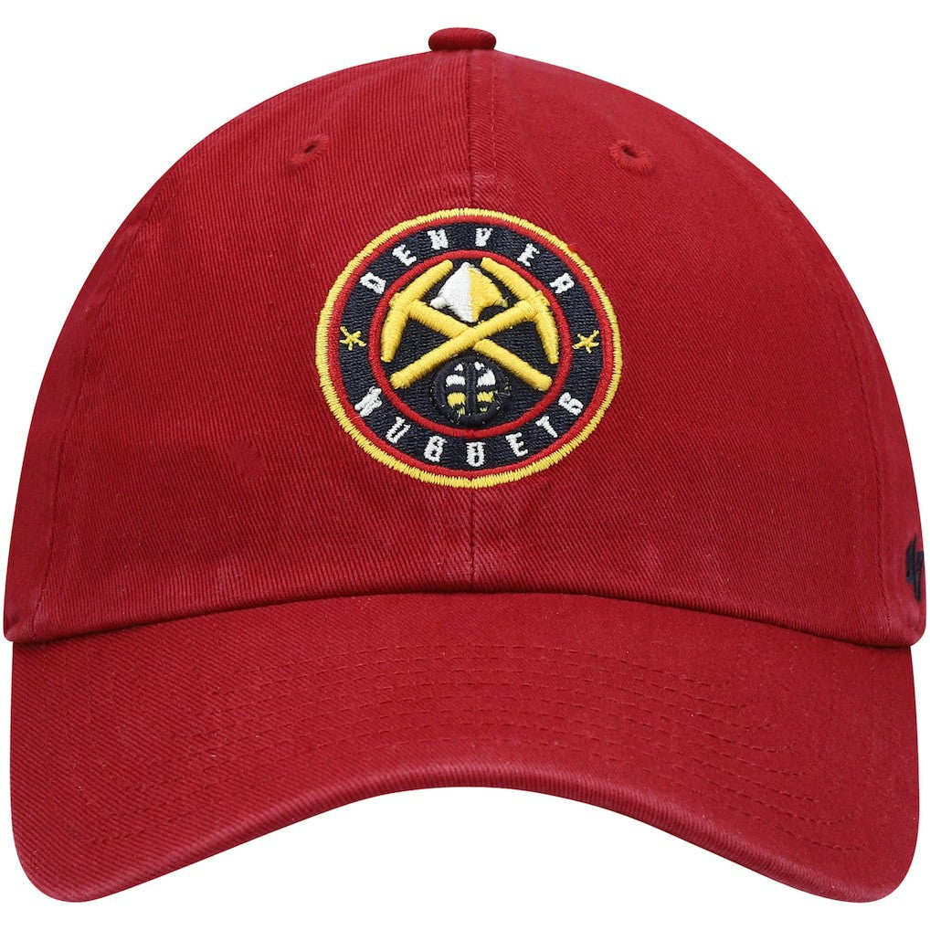 Denver Nuggets '47 Core Logo Clean Up Adjustable Hat Red - NBA