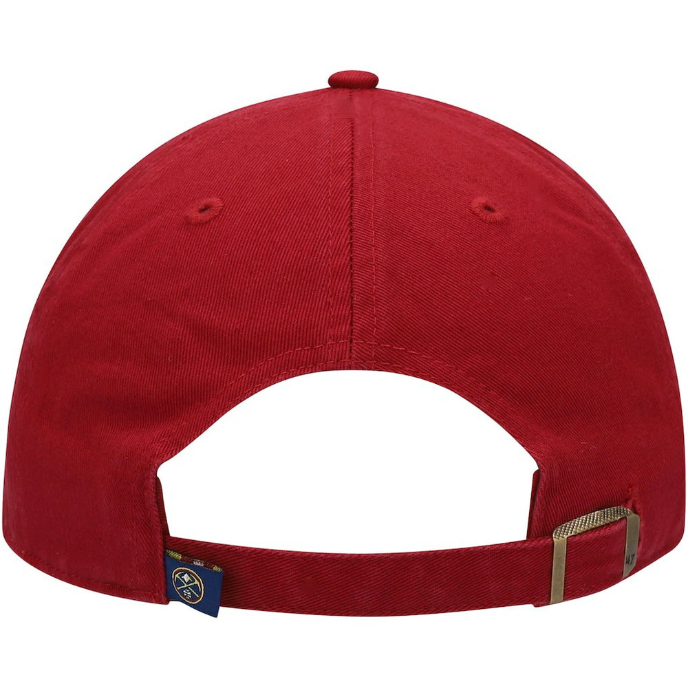 Denver Nuggets '47 Core Logo Clean Up Adjustable Hat Red - NBA