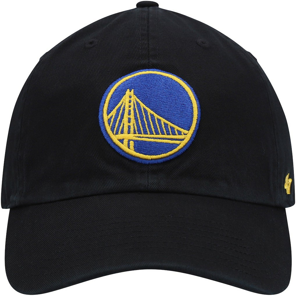 Golden State Warriors '47 Core Logo Clean Up Adjustable Hat Black - NBA