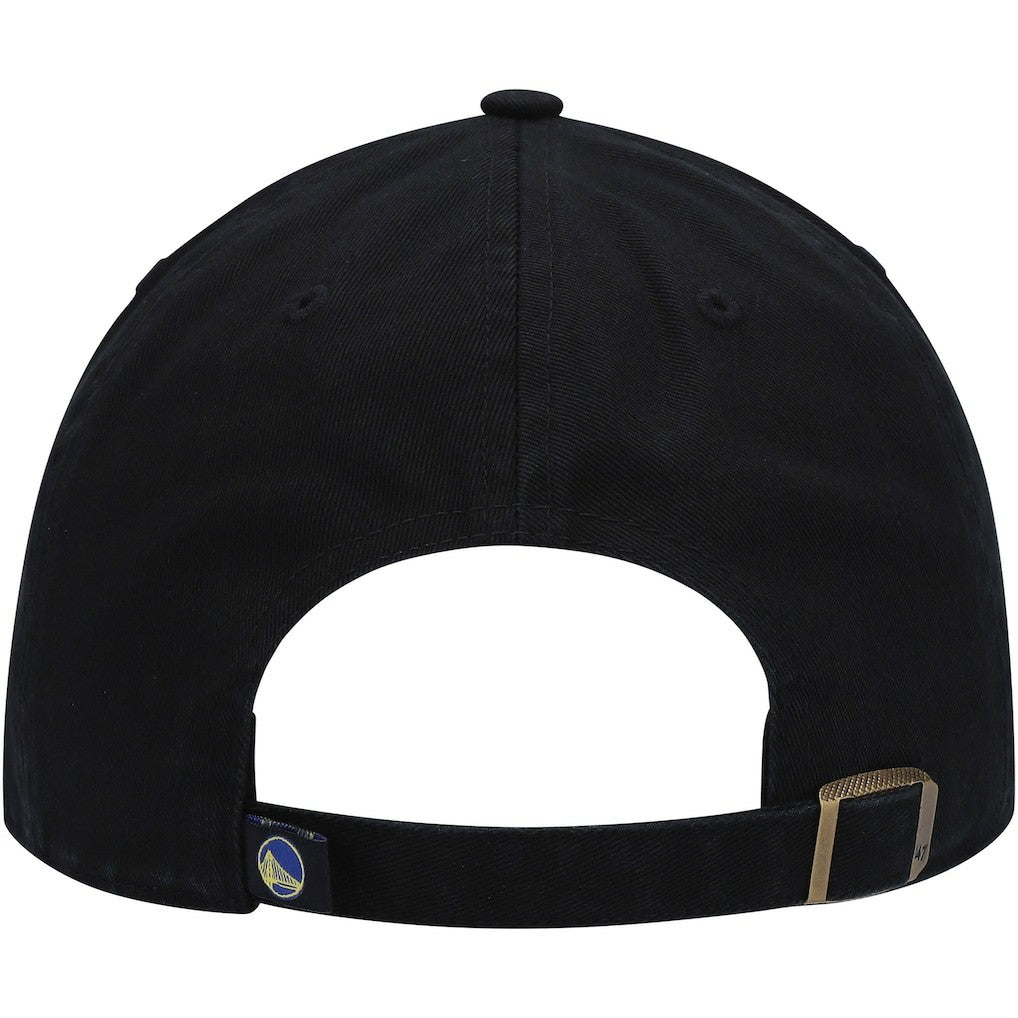 Golden State Warriors '47 Core Logo Clean Up Adjustable Hat Black - NBA