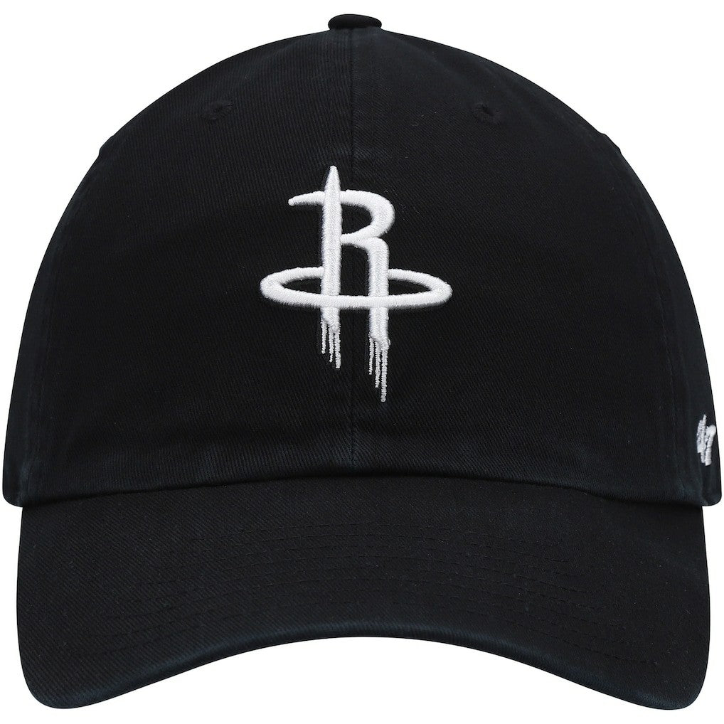 Houston Rockets '47 Core Logo Clean Up Adjustable Hat Black - NBA