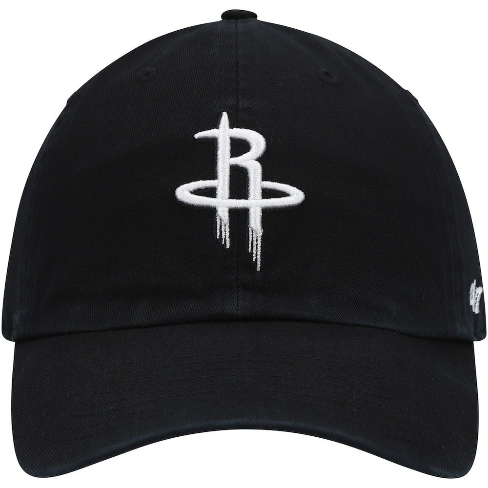 Houston Rockets '47 Core Logo Clean Up Adjustable Hat Black - NBA