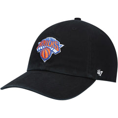 New York Knicks '47 Core Logo Clean Up Adjustable Hat Black - NBA
