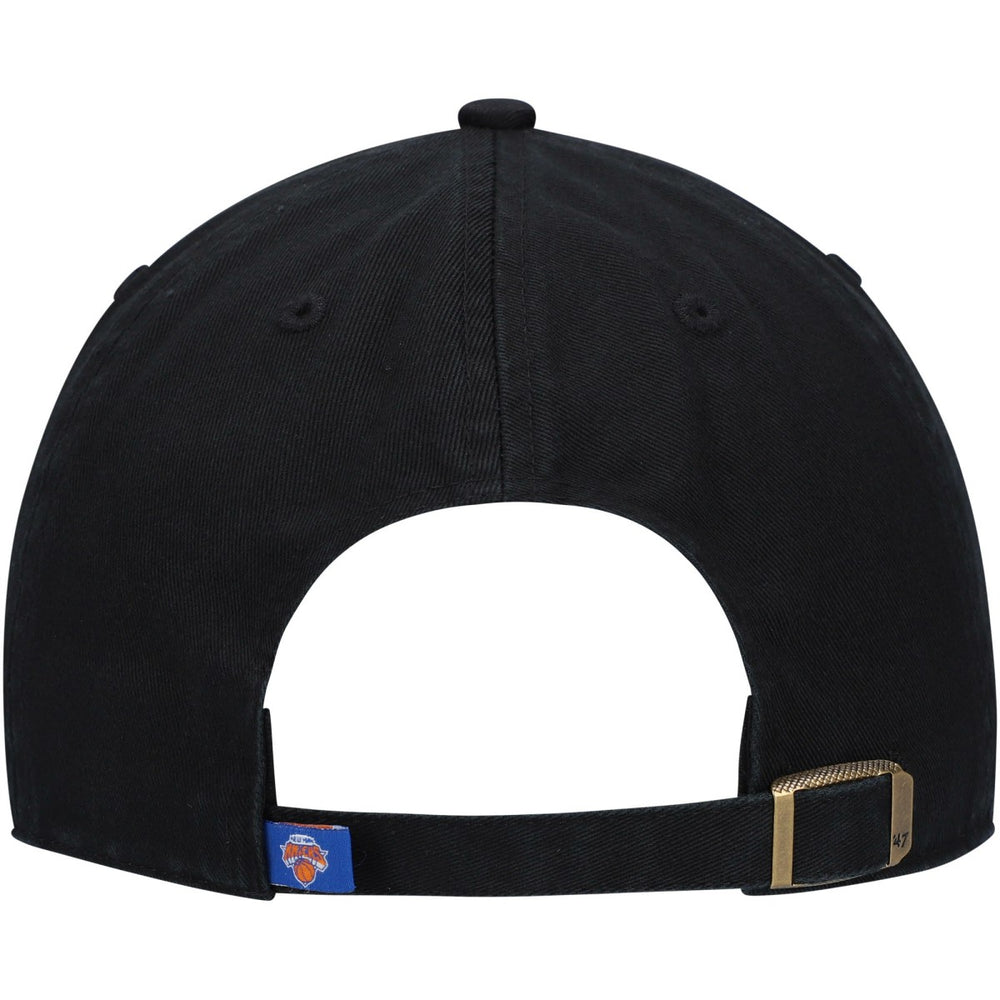 New York Knicks '47 Core Logo Clean Up Adjustable Hat Black - NBA