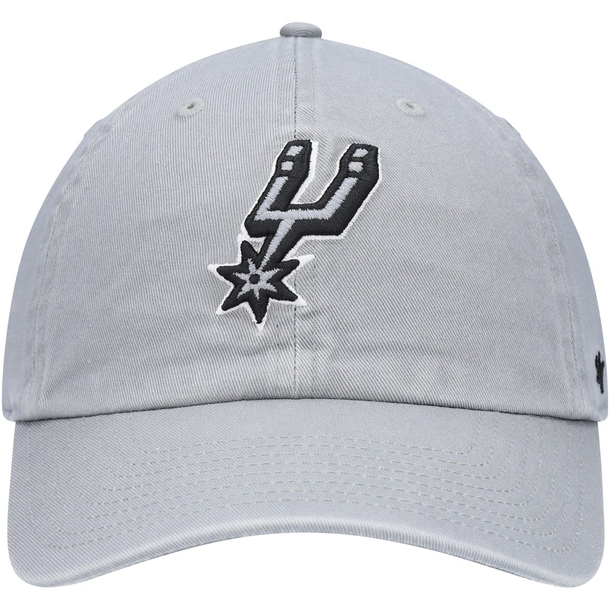 San Antonio Spurs '47 Core Logo Clean Up Adjustable Hat Gray - NBA