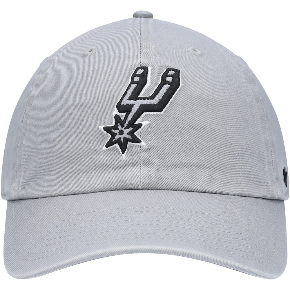 San Antonio Spurs '47 Core Logo Clean Up Adjustable Hat Gray - NBA