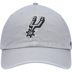 San Antonio Spurs '47 Core Logo Clean Up Adjustable Hat Gray - NBA