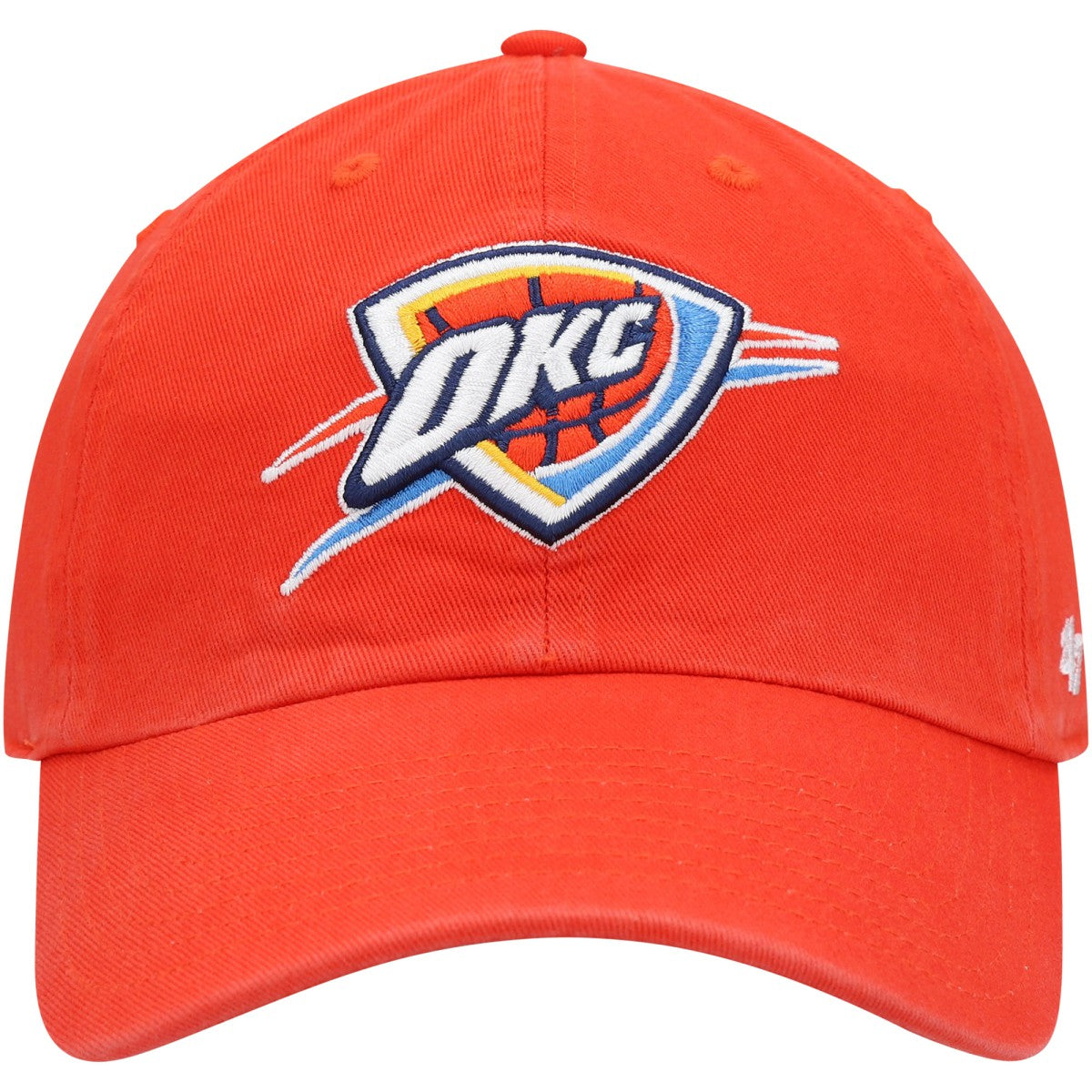 Oklahoma City Thunder '47 Core Logo Clean Up Adjustable Hat Orange - NBA