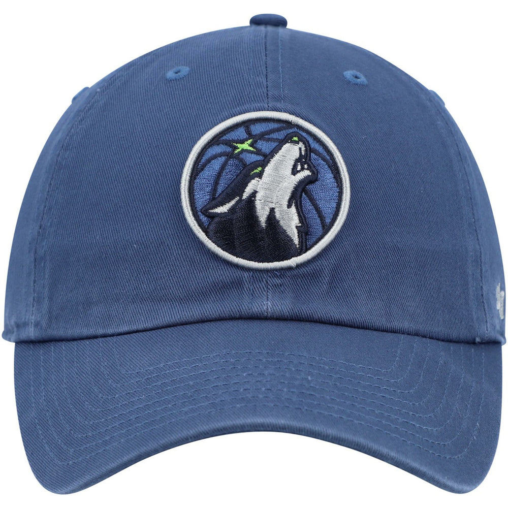 Minnesota Timberwolves '47 Core Logo Clean Up Adjustable Hat Blue - NBA