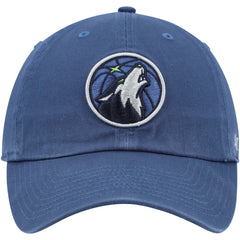 Minnesota Timberwolves '47 Core Logo Clean Up Adjustable Hat Blue - NBA