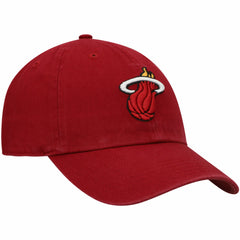 Miami Heat '47 Core Logo Clean Up Adjustable Hat Red - NBA