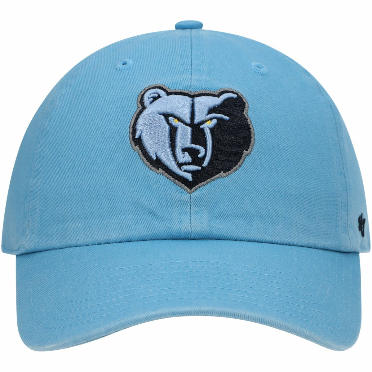 Memphis Grizzlies '47 Core Logo Clean Up Adjustable Hat Light Blue - NBA