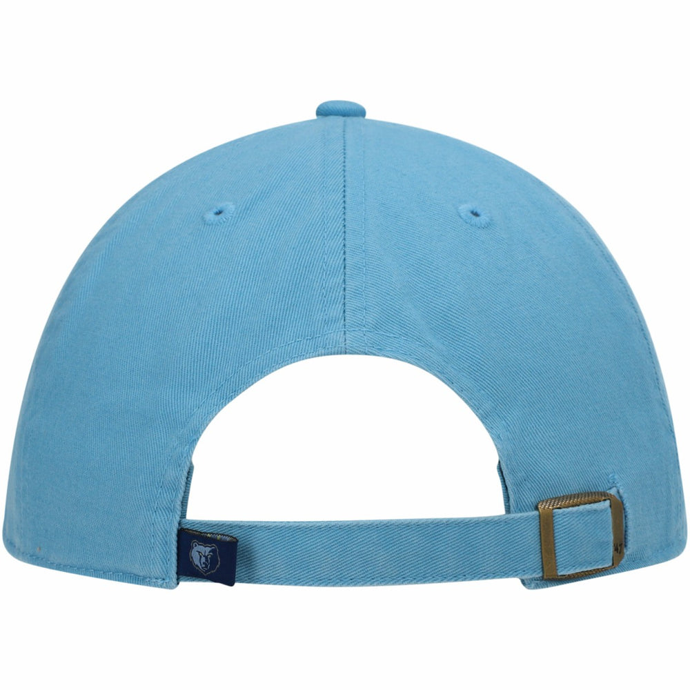 Memphis Grizzlies '47 Core Logo Clean Up Adjustable Hat Light Blue - NBA