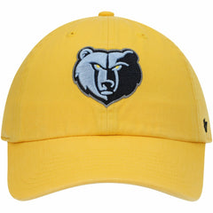 Memphis Grizzlies '47 Core Logo Clean Up Adjustable Hat Gold - NBA