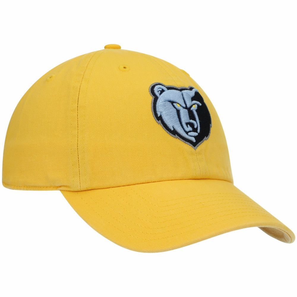 Memphis Grizzlies '47 Core Logo Clean Up Adjustable Hat Gold - NBA