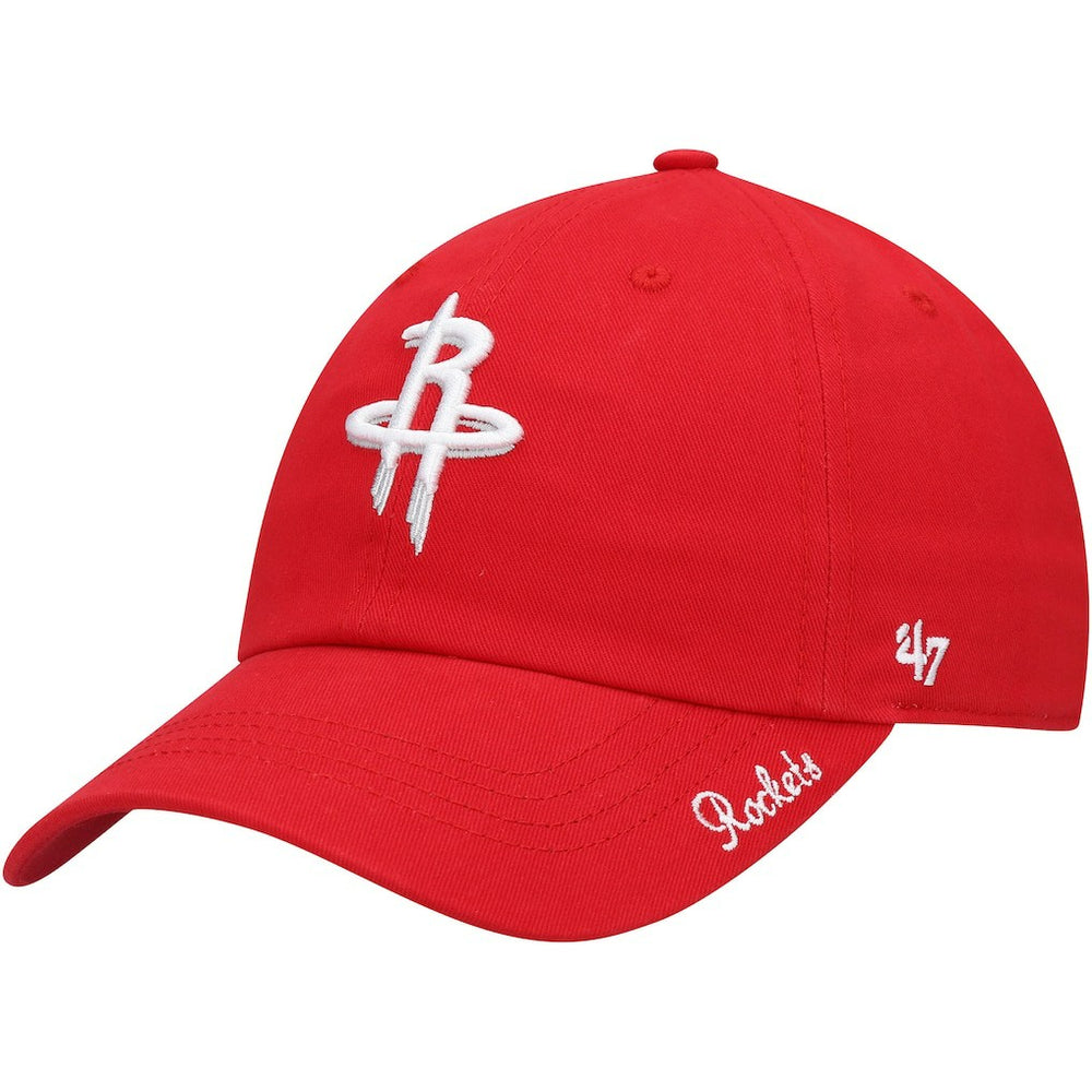 Houston Rockets '47 Women's Miata Clean Up Logo Adjustable Hat Red - NBA
