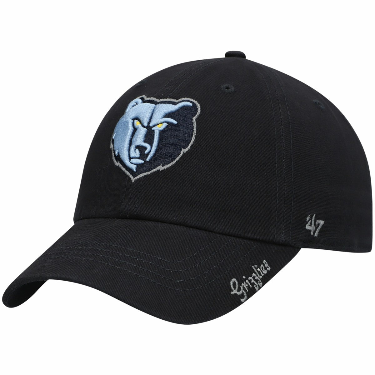 Memphis Grizzlies '47 Women's Miata Clean Up Logo Adjustable Hat Navy - NBA