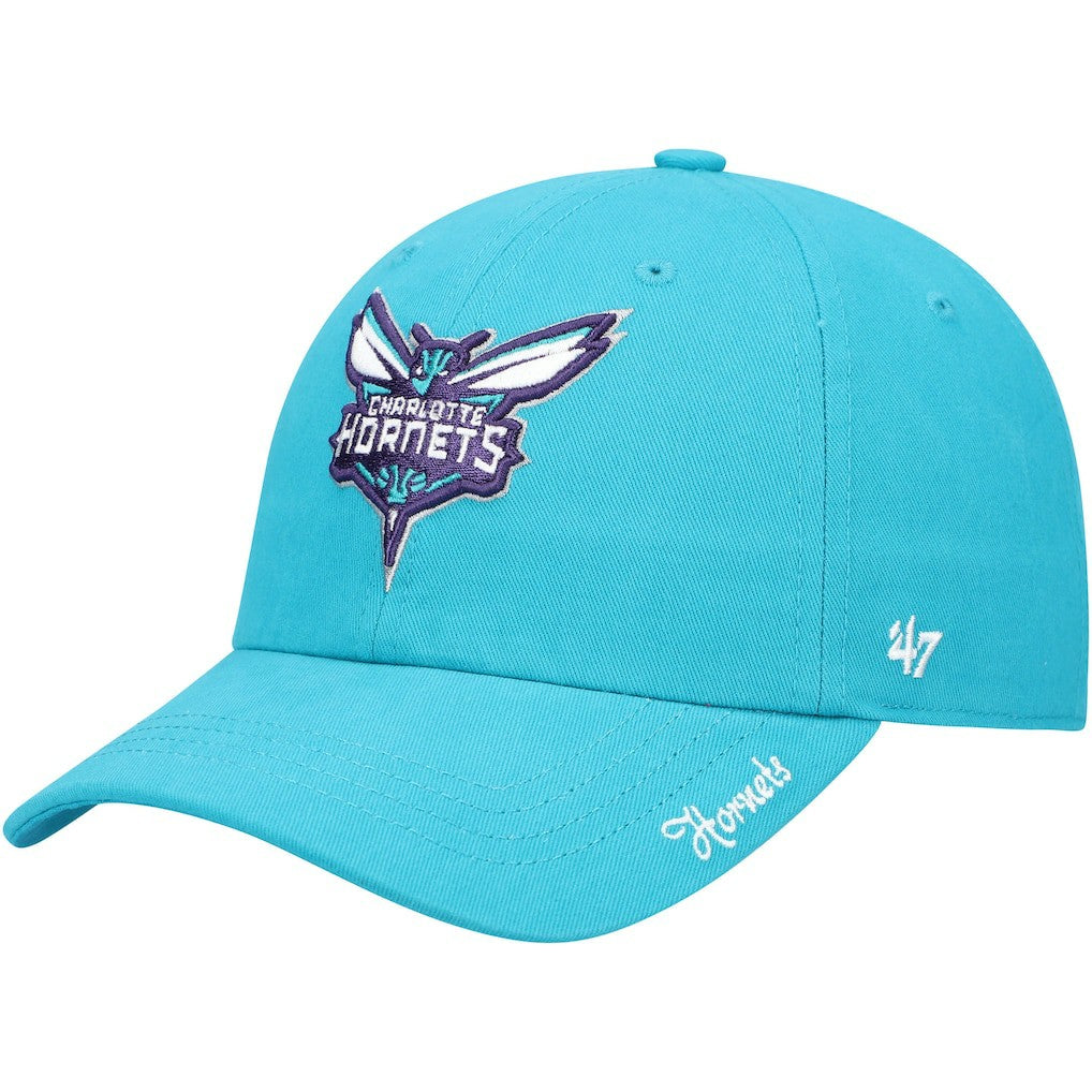 Charlotte Hornets '47 Women's Miata Clean Up Logo Adjustable Hat Teal - NBA