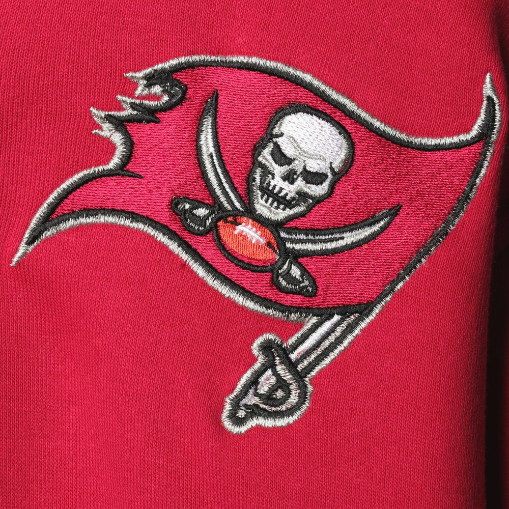 Tampa Bay Buccaneers Starter Playoffs Color Block Full-Zip Hoodie Red/Pewter | NFL