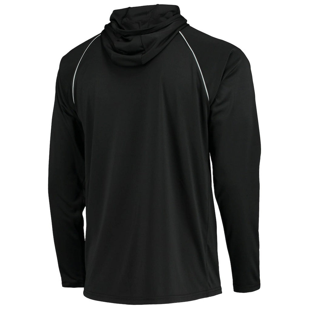 Las Vegas Raiders Starter Raglan Long Sleeve Hoodie T-Shirt Black | NFL