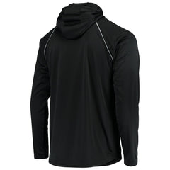 Las Vegas Raiders Starter Throwback Raglan Hoodie Long Sleeve T-Shirt Black | NFL