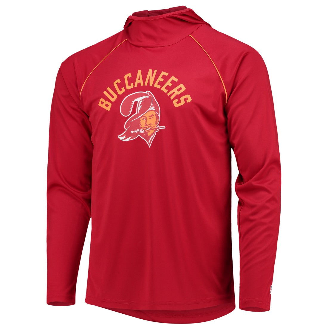 Tampa Bay Buccaneers Starter Throwback Raglan Hoodie Long Sleeve T-Shirt Red | NFL