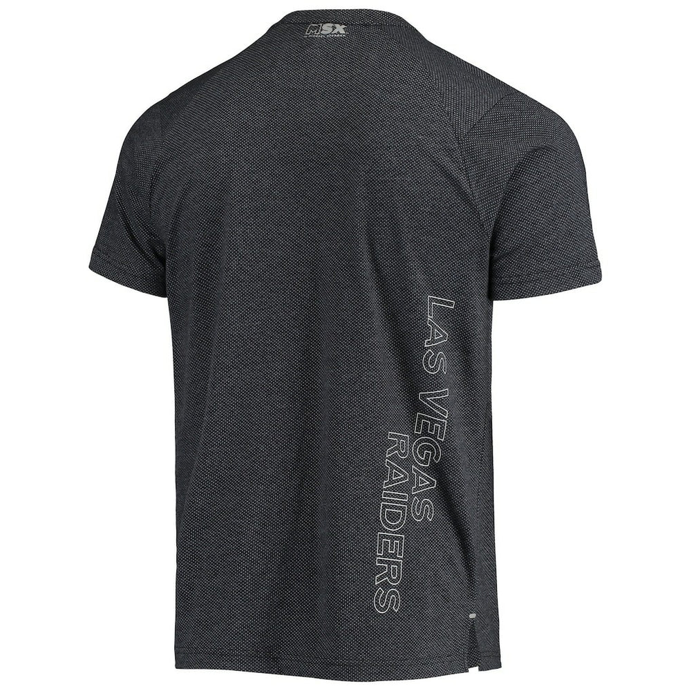Las Vegas Raiders MSX by Michael Strahan Motivation Performance T-Shirt Black | NFL