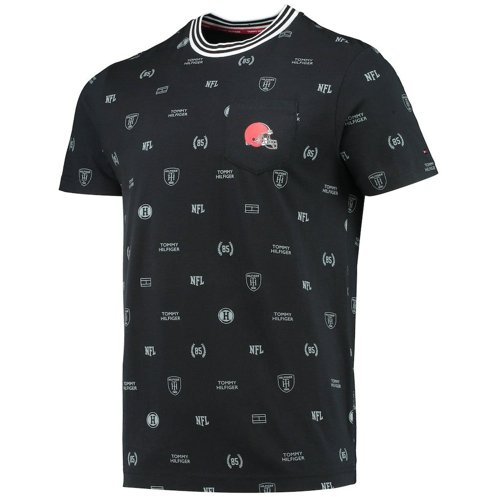 Cleveland Browns Tommy Hilfiger Essential Pocket T-Shirt Black | NFL