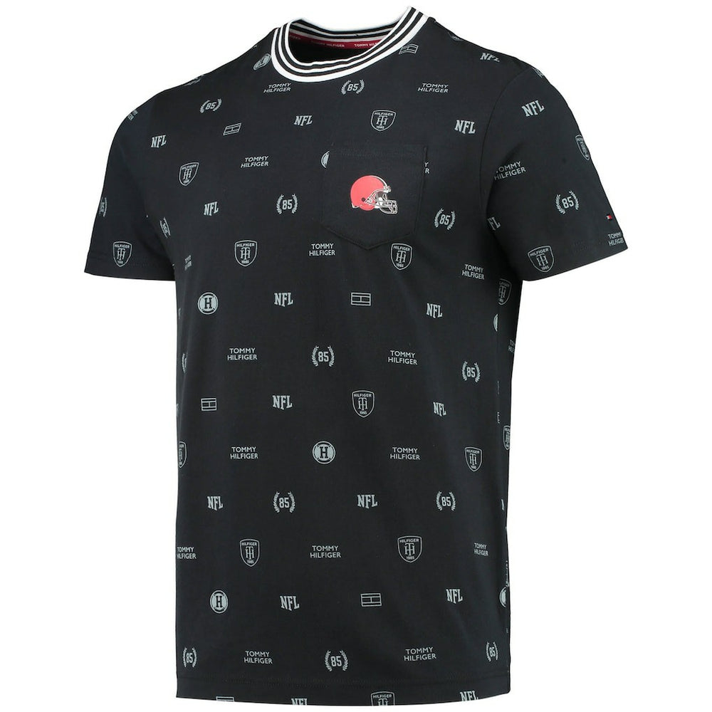 Cleveland Browns Tommy Hilfiger Essential Pocket T-Shirt Black | NFL