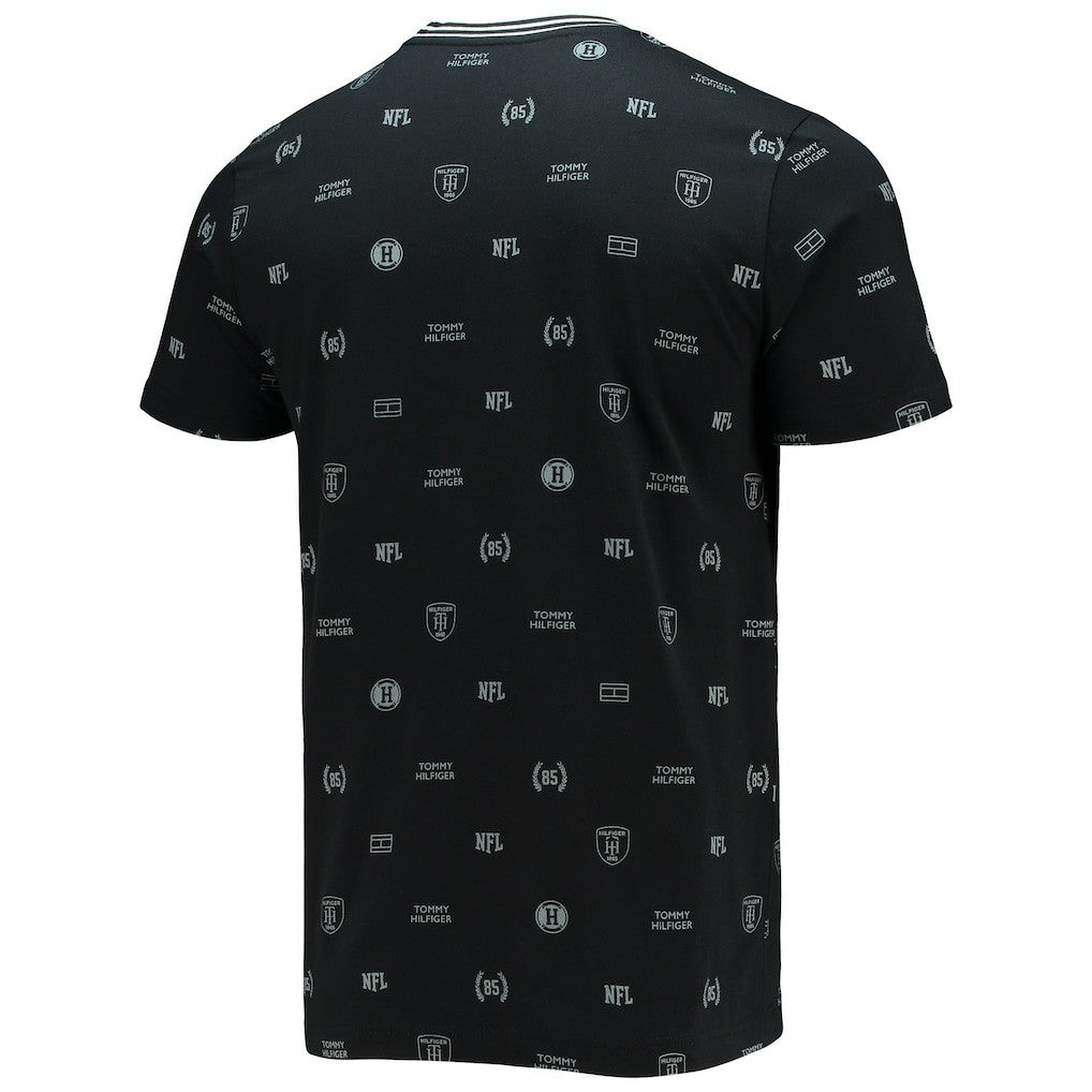 New Orleans Saints Tommy Hilfiger Essential Pocket T-Shirt Black | NFL