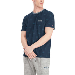 Seattle Seahawks Tommy Hilfiger Essential Pocket T-Shirt College Navy | NFL