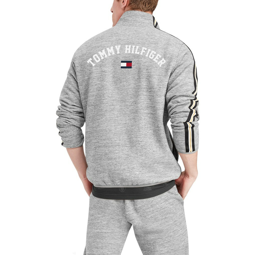 New Orleans Saints Tommy Hilfiger Mario Quarter-Zip Jacket Heathered Gray | NFL