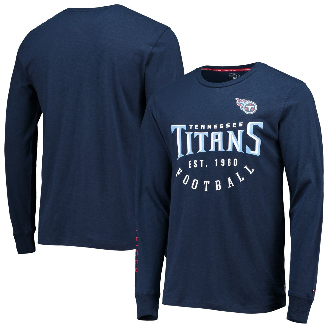 Tennessee Titans Tommy Hilfiger Peter Long Sleeve T-Shirt Navy | NFL