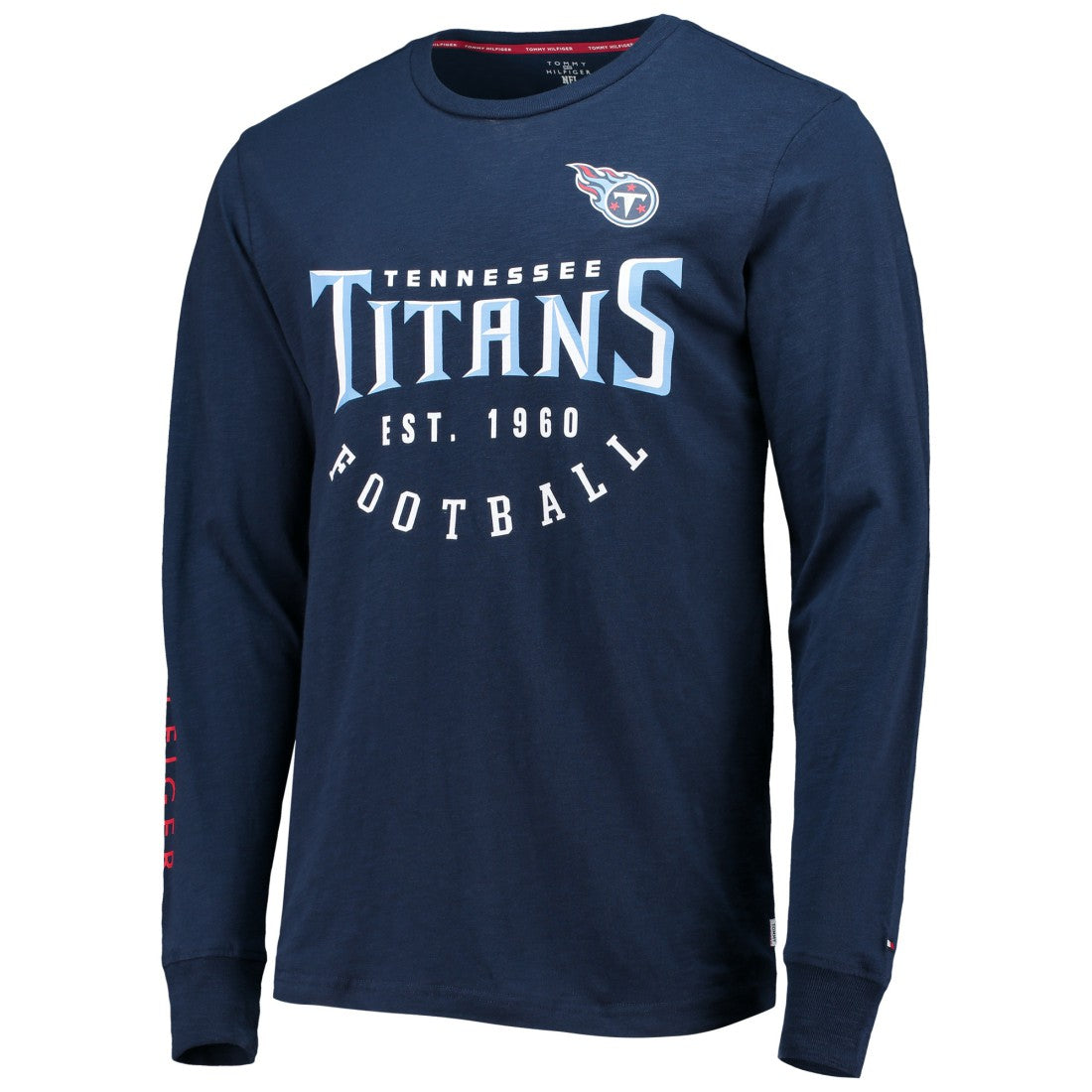 Tennessee Titans Tommy Hilfiger Peter Long Sleeve T-Shirt Navy | NFL