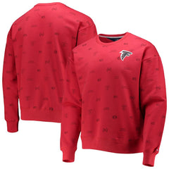 Atlanta Falcons Tommy Hilfiger Reid Graphic Pullover Sweatshirt Red | NFL