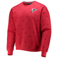 Atlanta Falcons Tommy Hilfiger Reid Graphic Pullover Sweatshirt Red | NFL