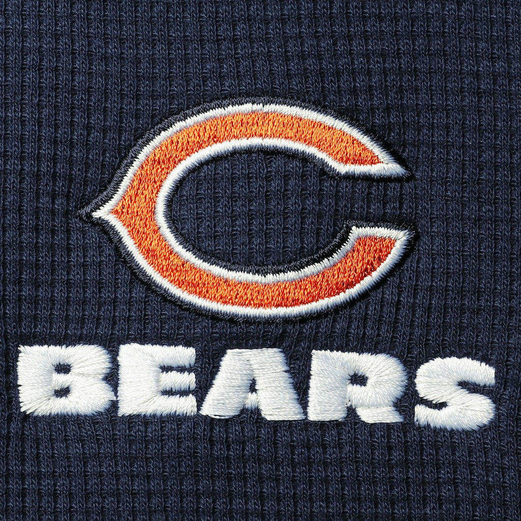 Chicago Bears Dunbrooke Logo Maverick Thermal Henley Long Sleeve T-Shirt Navy | NFL