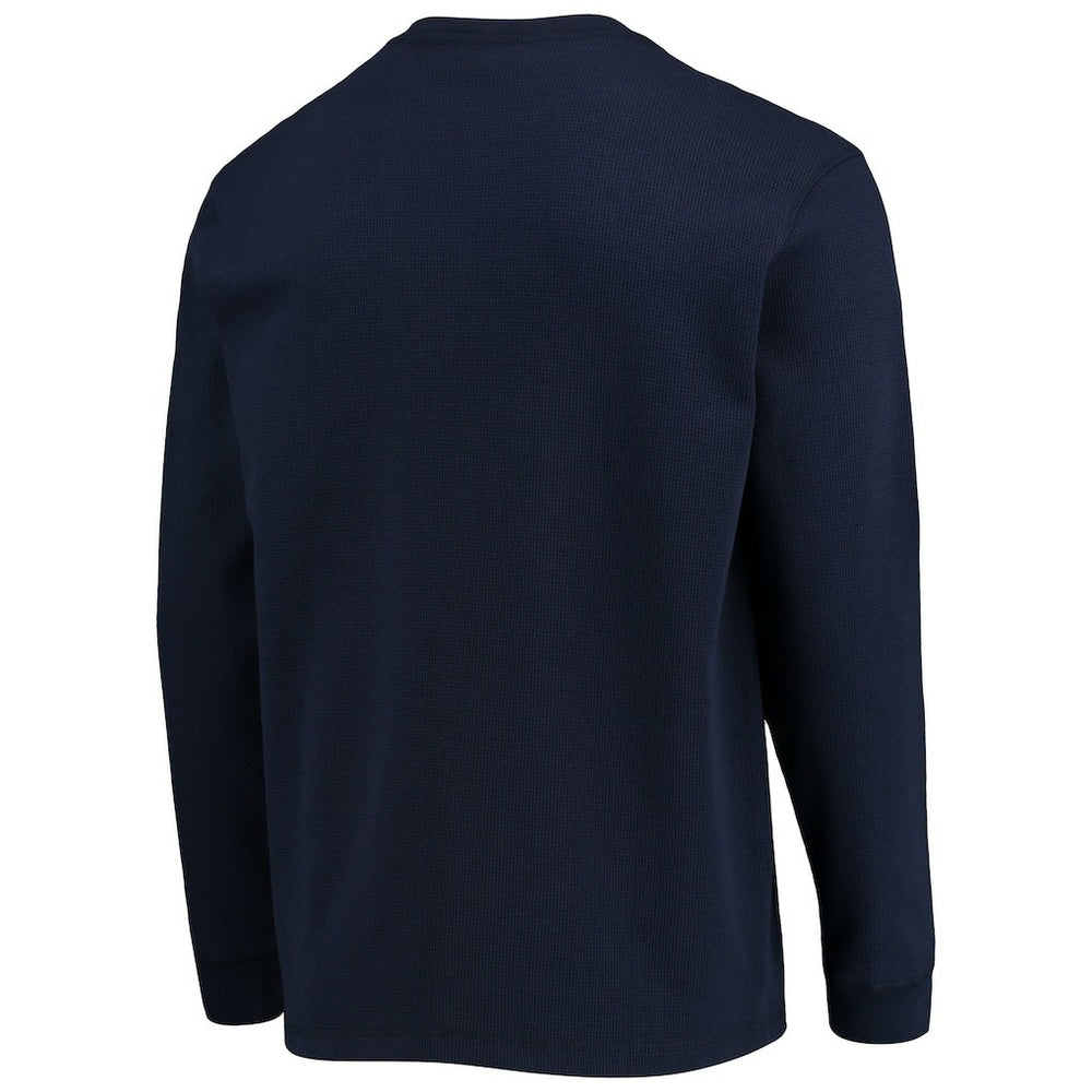 Chicago Bears Dunbrooke Logo Maverick Thermal Henley Long Sleeve T-Shirt Navy | NFL