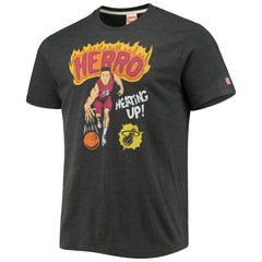 Tyler Herro Miami Heat Homage Comic Book Player Tri-Blend T-Shirt Charcoal - NBA