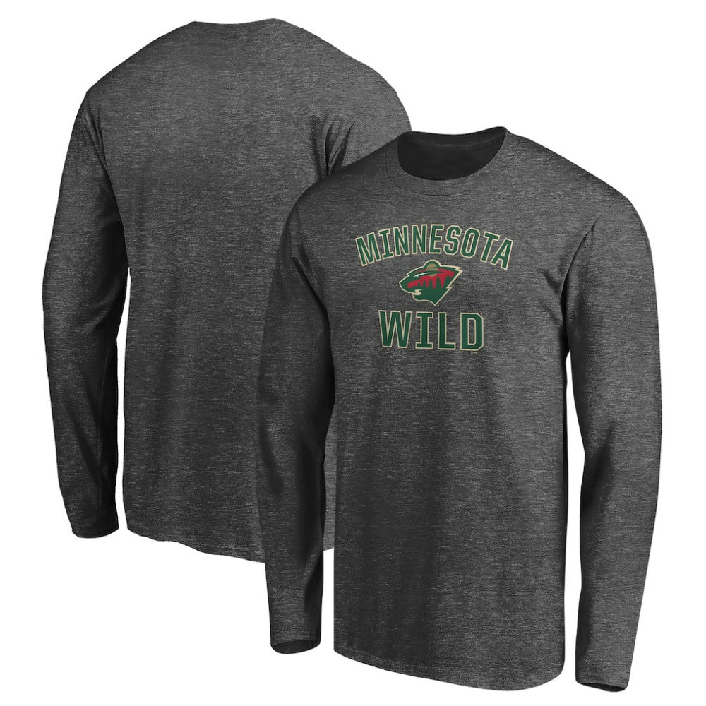 Minnesota Wild Victory Arch Long Sleeve T-Shirt - Charcoal - NHL