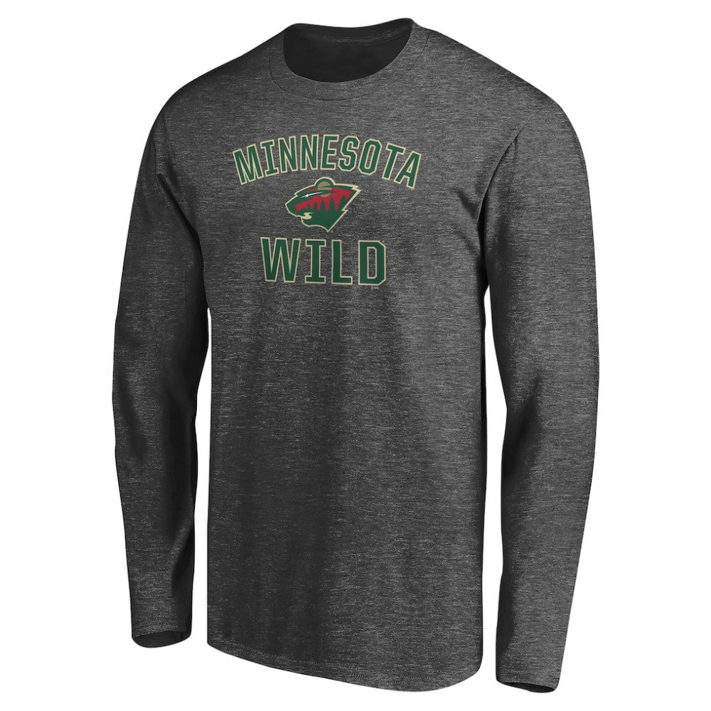 Minnesota Wild Victory Arch Long Sleeve T-Shirt - Charcoal - NHL